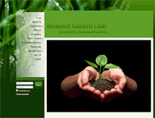 Tablet Screenshot of belmontgardenclub.org